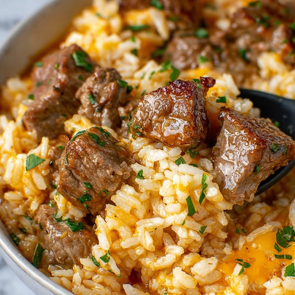 Steak and Queso Rice Recipe - Recipe Image
