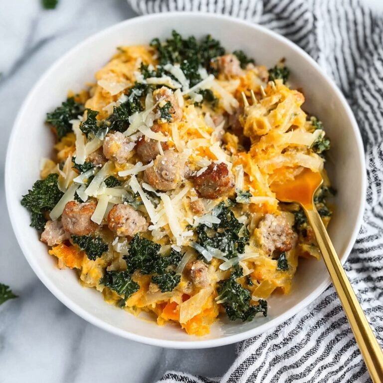 Butternut Squash Sausage Pasta Recipe