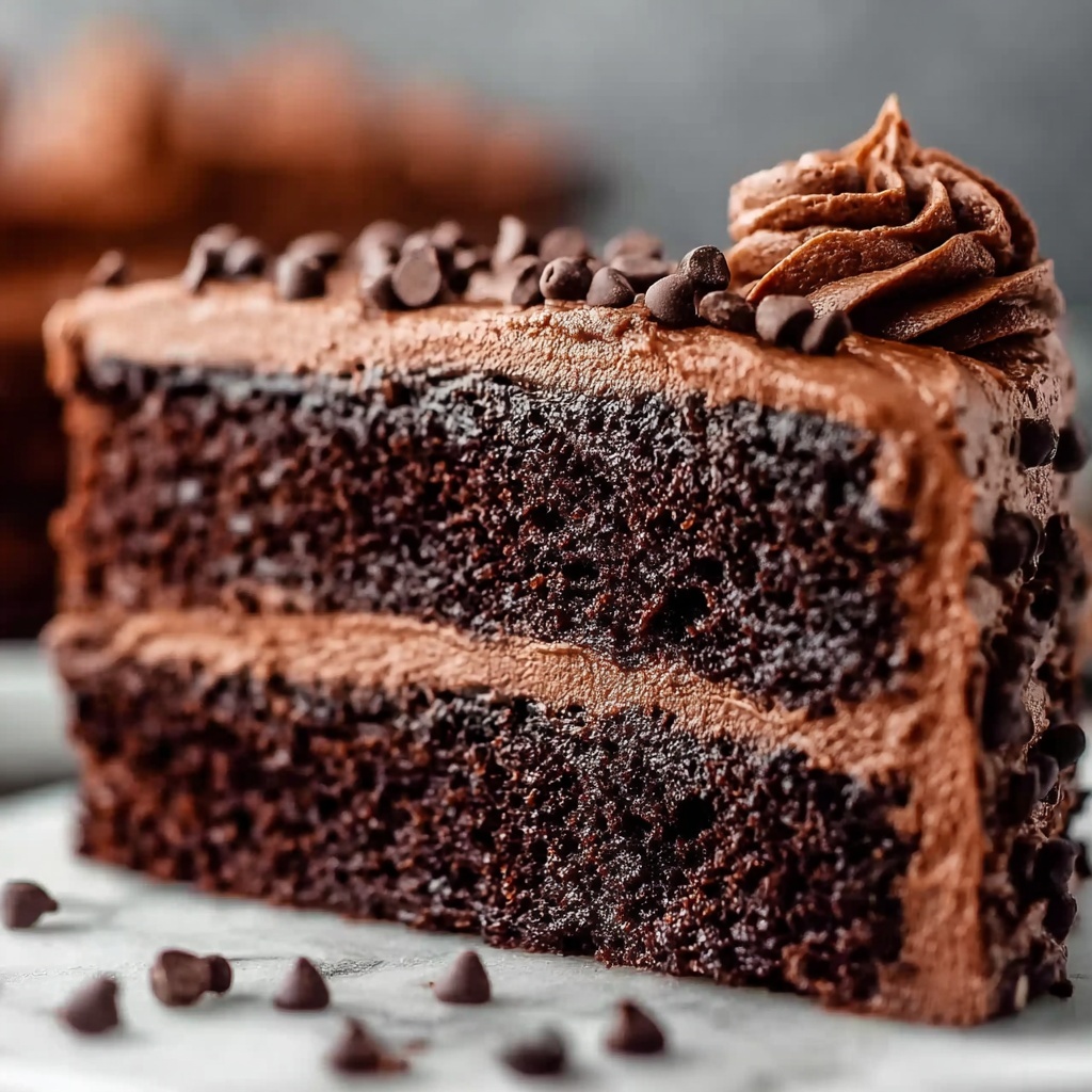 Double Chocolate Cake Recipe - Recipe Image