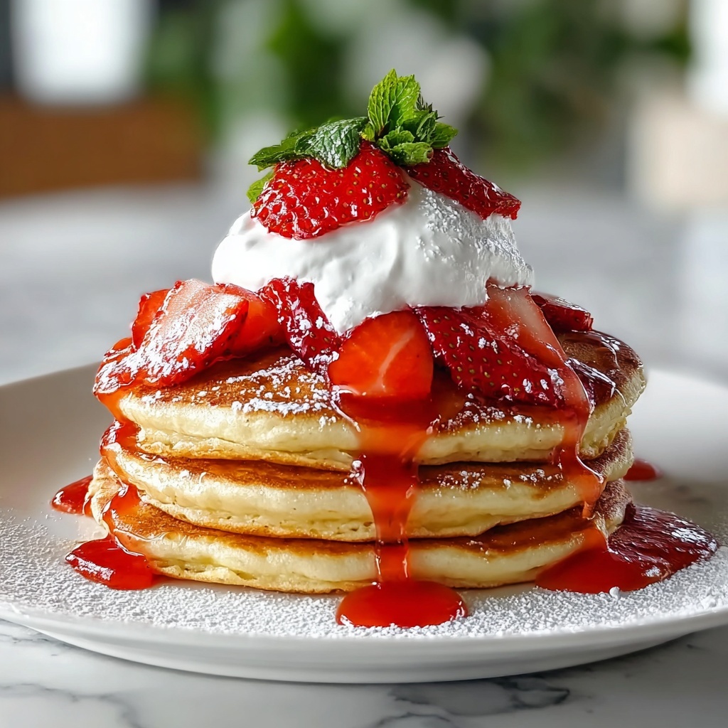 Strawberry Shortcake Pancakes Recipe - Recipe Image