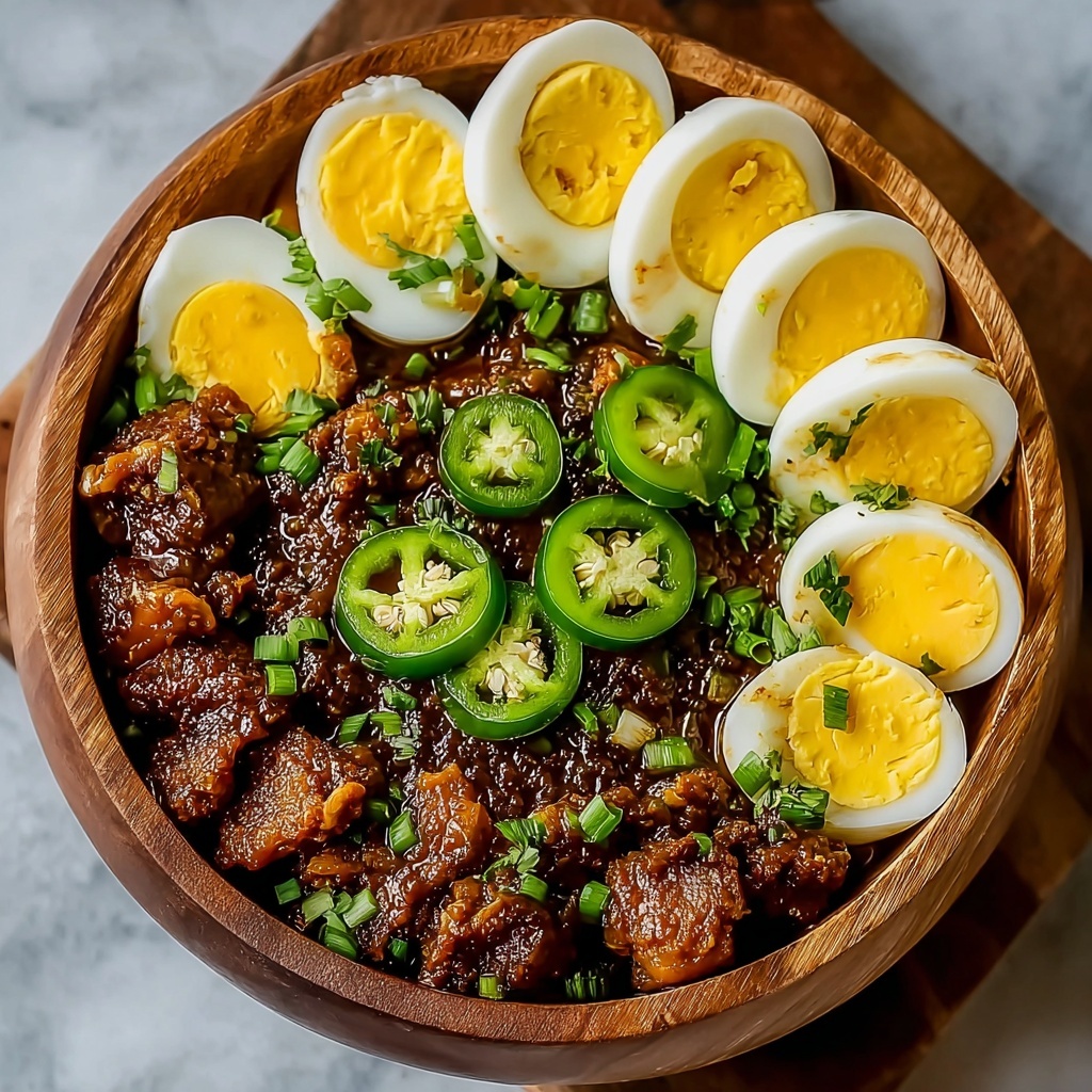 Pickled Eggs, Sausage, and Jalapeños Recipe - Recipe Image