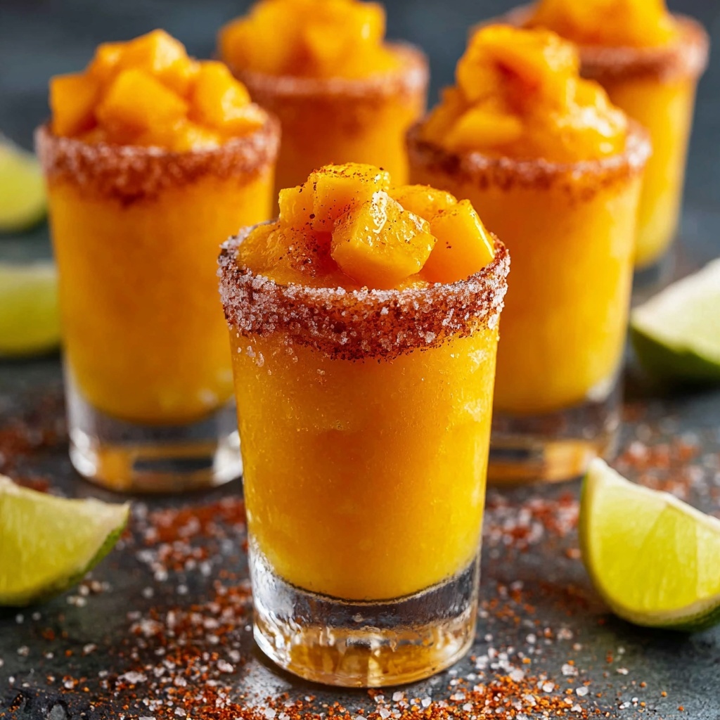 Chile Mango Mexican Candy Shots Recipe - Recipe Image