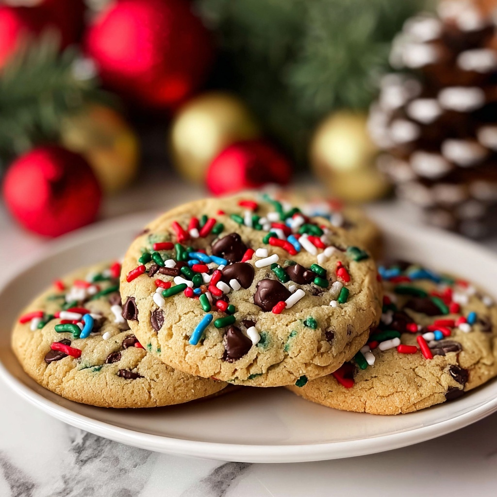 Christmas Chocolate Chip Cookies Recipe - Recipe Image
