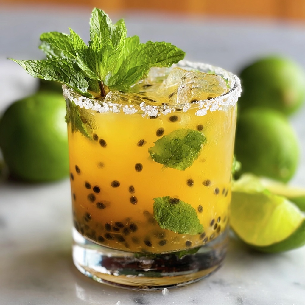 Passion Fruit Mojito – A Refreshing Tropical Delight Recipe - Recipe Image