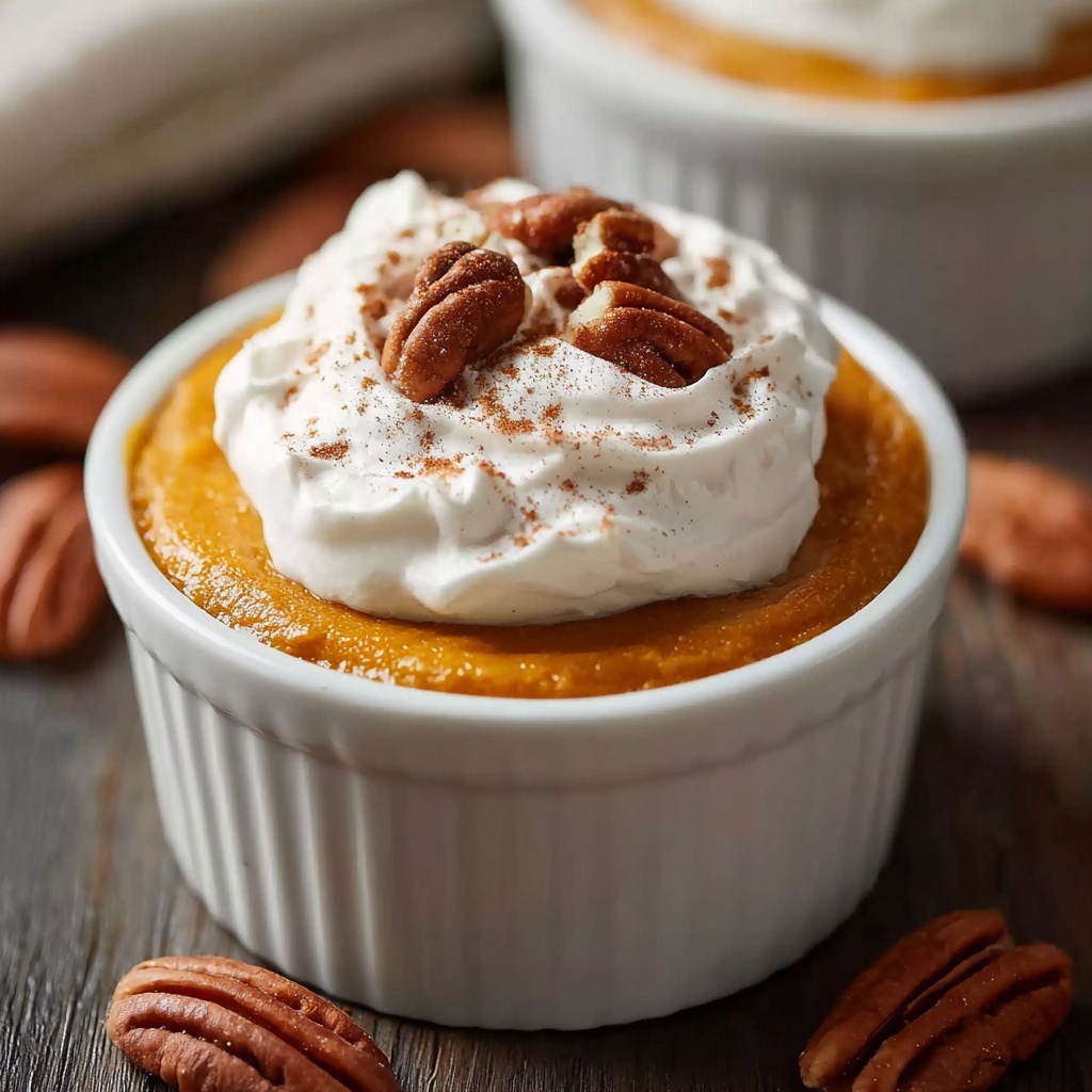 Microwave Pumpkin Cheesecake Recipe - Recipe Image