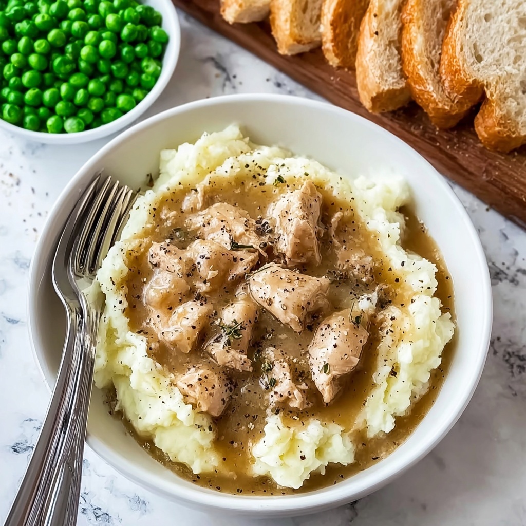 Homestyle Chicken and Gravy Recipe - Recipe Image