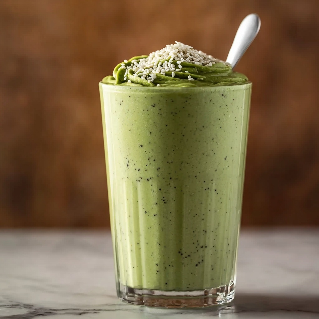Protein Smoothie with Spinach, Protein Powder, and Almond Milk Recipe - Recipe Image
