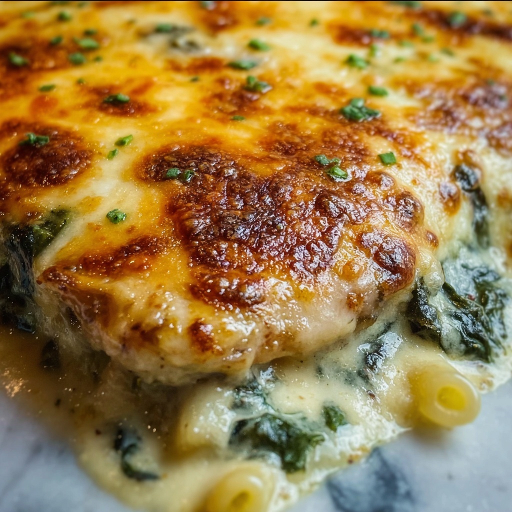 Lazy Spinach Artichoke Baked Chicken Recipe - Recipe Image
