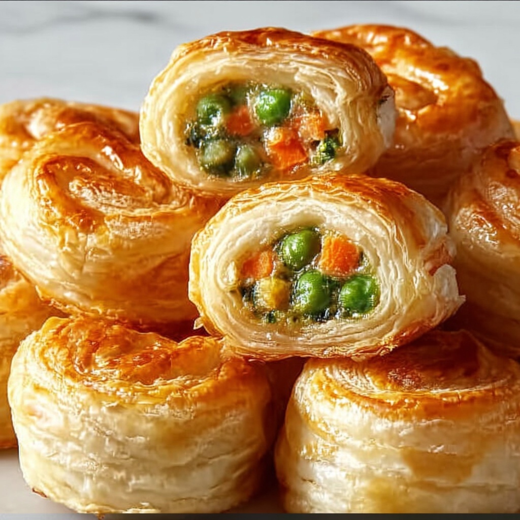 Cheesy Baked Vegetable Rolls Recipe - Recipe Image