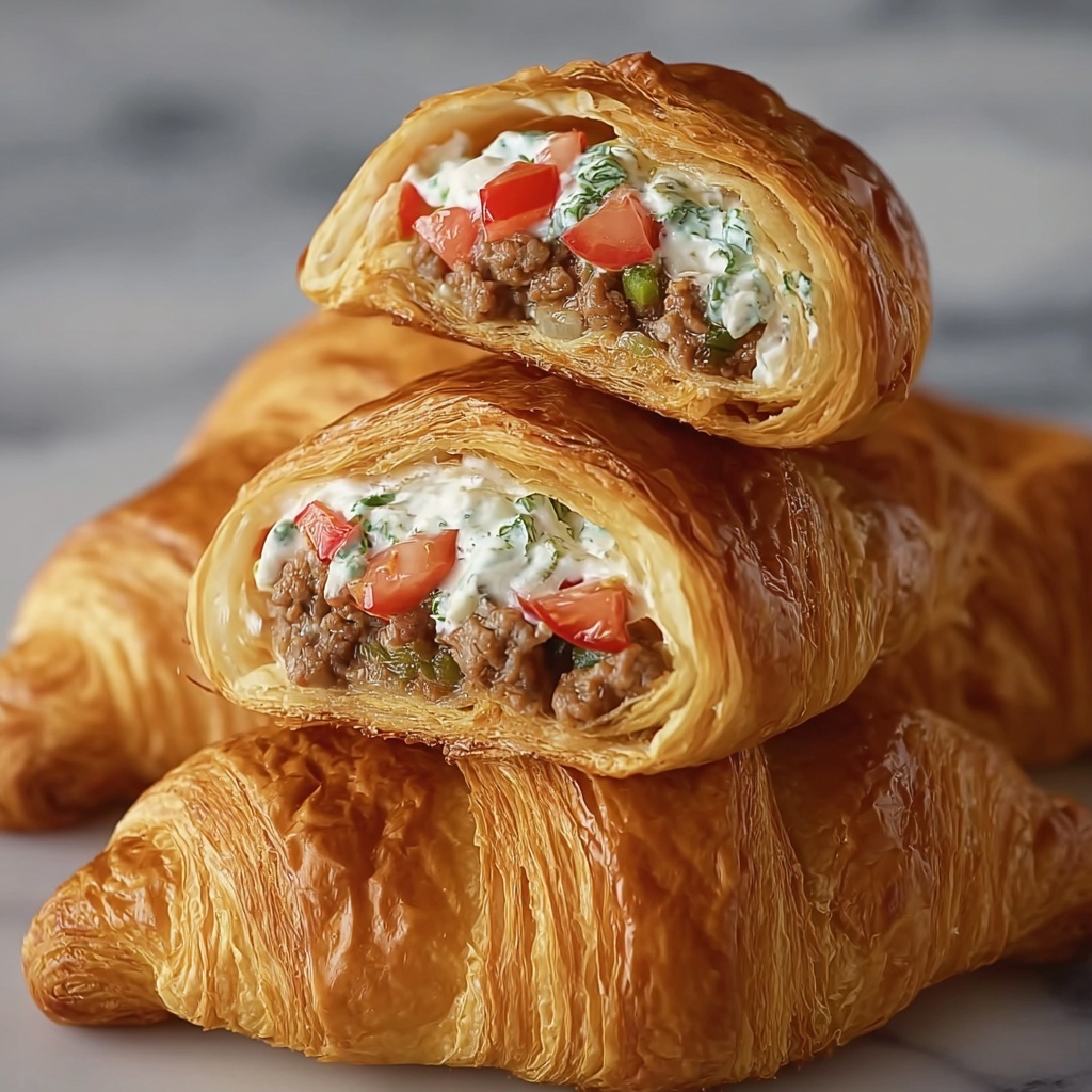 Sausage, Rotel & Cream Cheese Crescent Rolls Recipe - Recipe Image