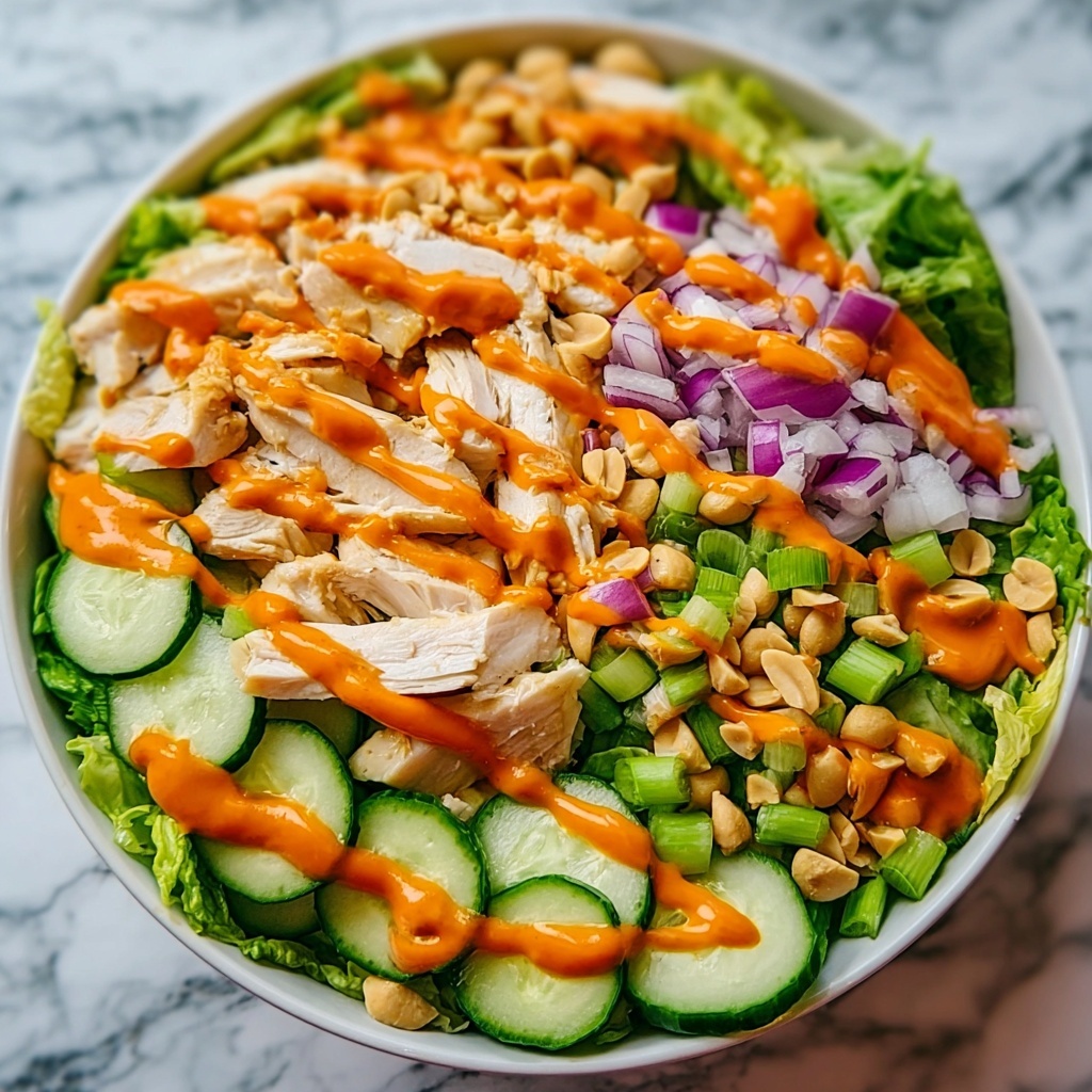 Asian Peanut Chicken Salad Recipe - Recipe Image