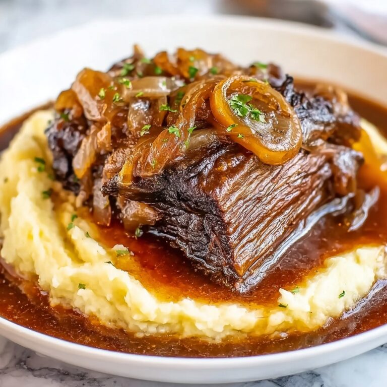 Slow Cooker French Onion Pot Roast Recipe