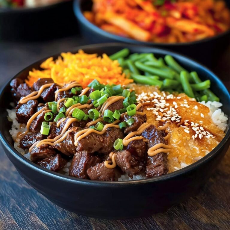 Korean Spicy Beef Bowls Recipe