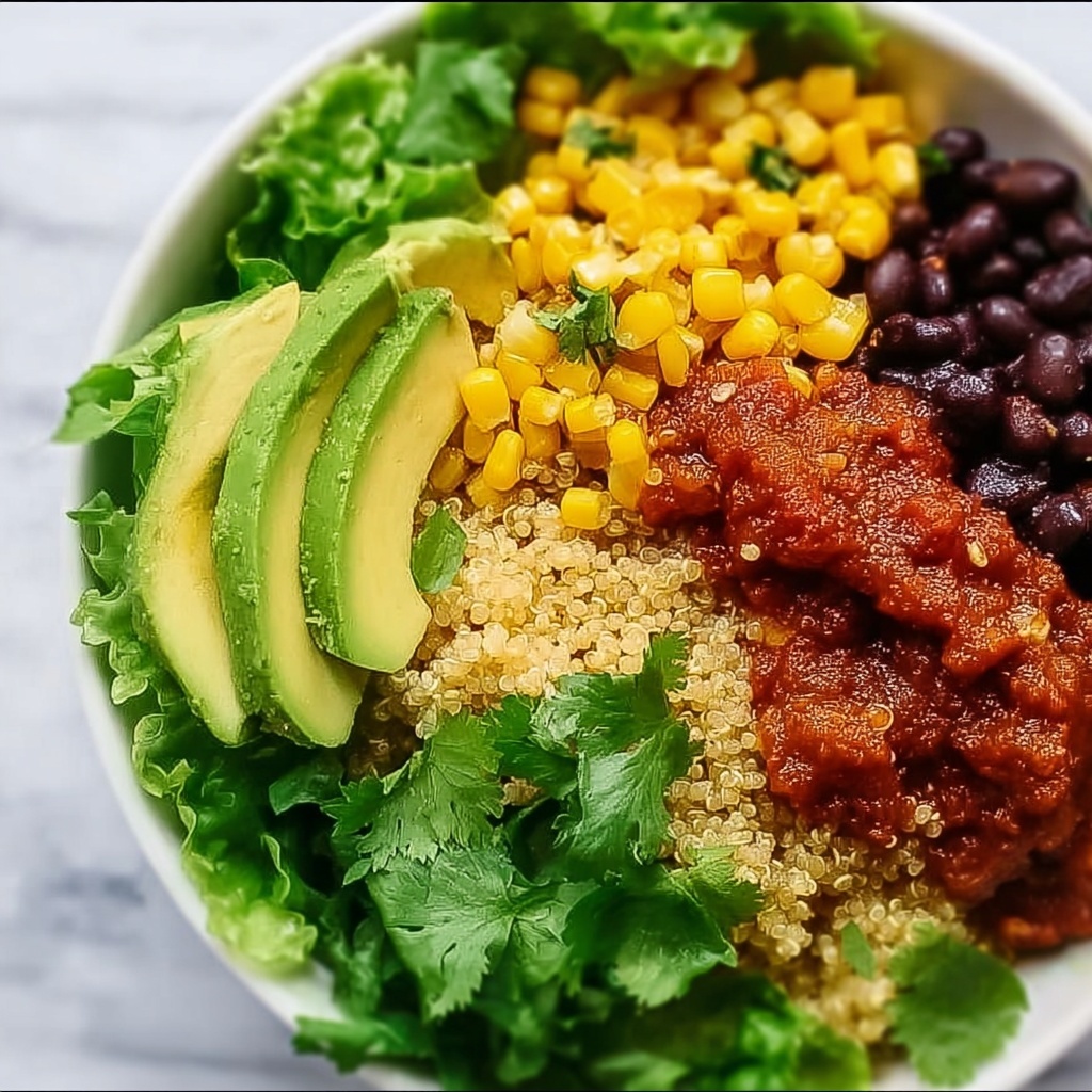 Vegetarian Quinoa Burrito Bowls Recipe - Recipe Image