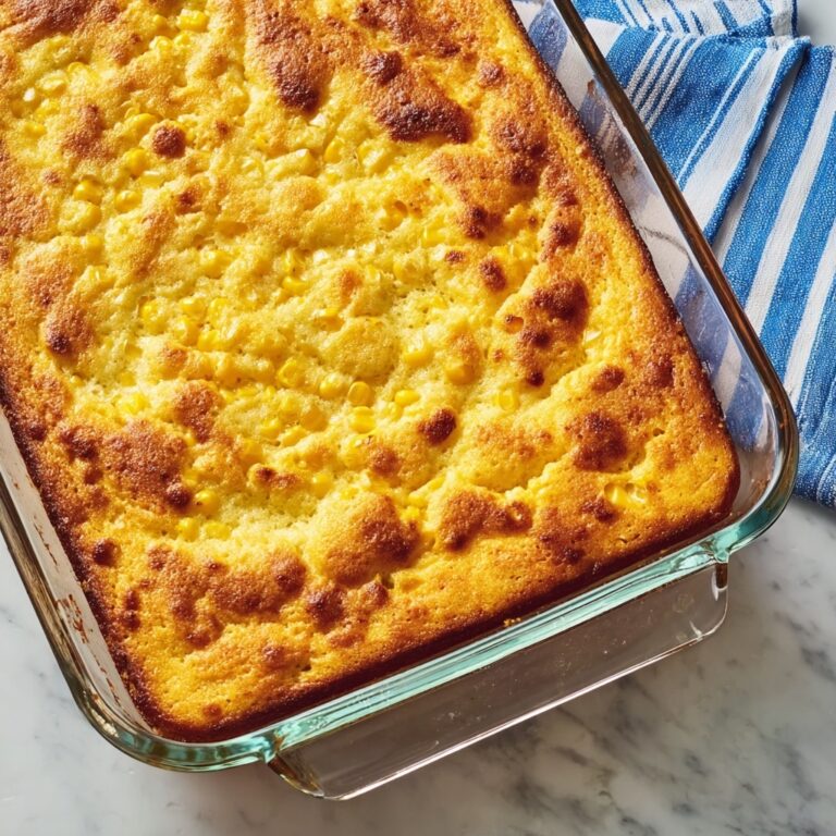 Corn Casserole with Cheddar Cheese Recipe