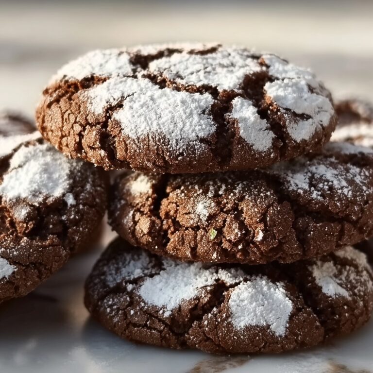 Chocolate Crinkle Cookies Recipe