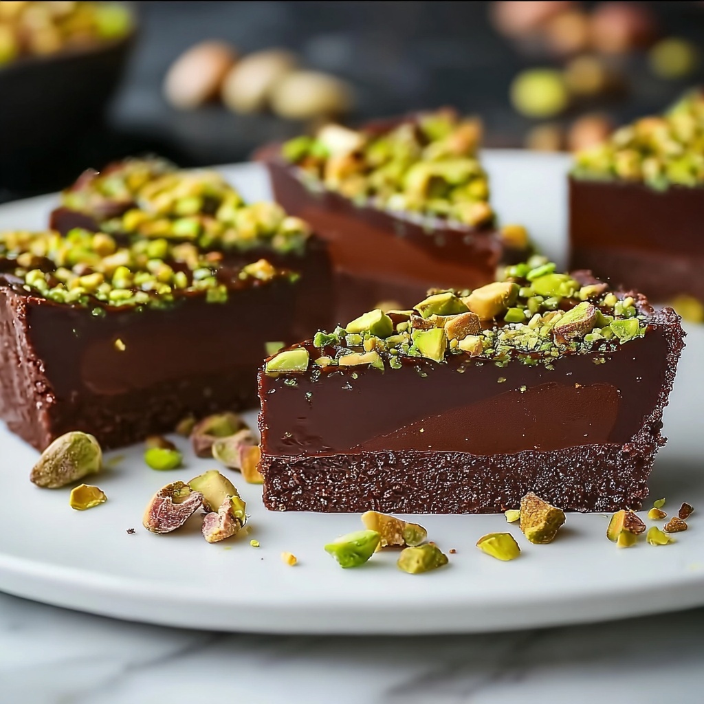 Knafeh Pistachio Chocolate Bar Recipe - Recipe Image