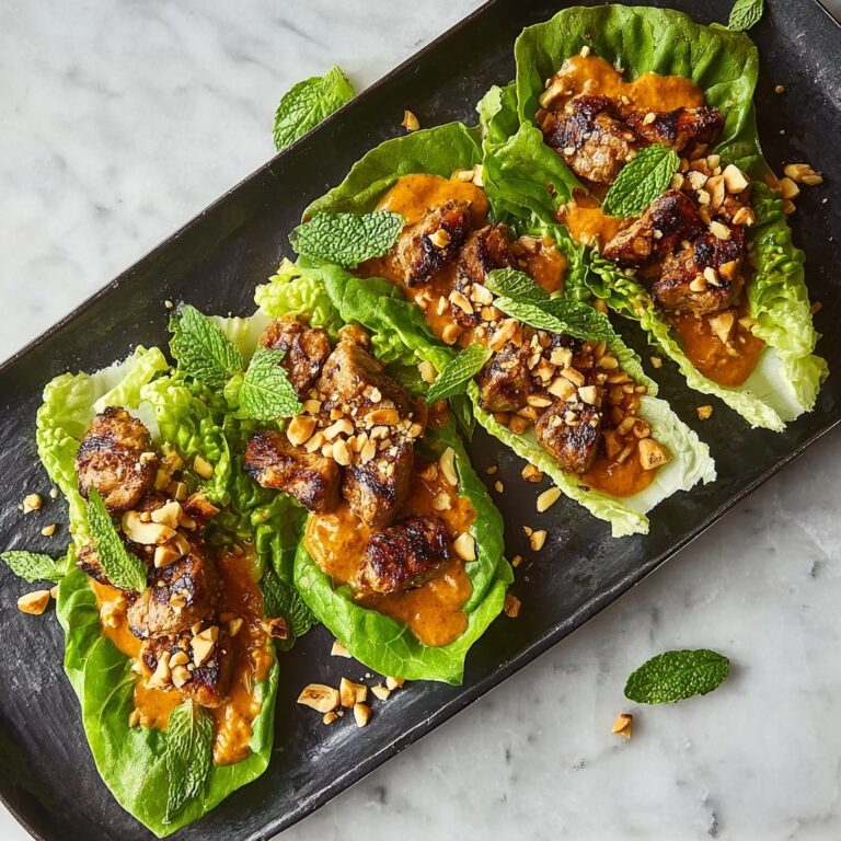 Peanut Chicken Lettuce Wraps Recipe