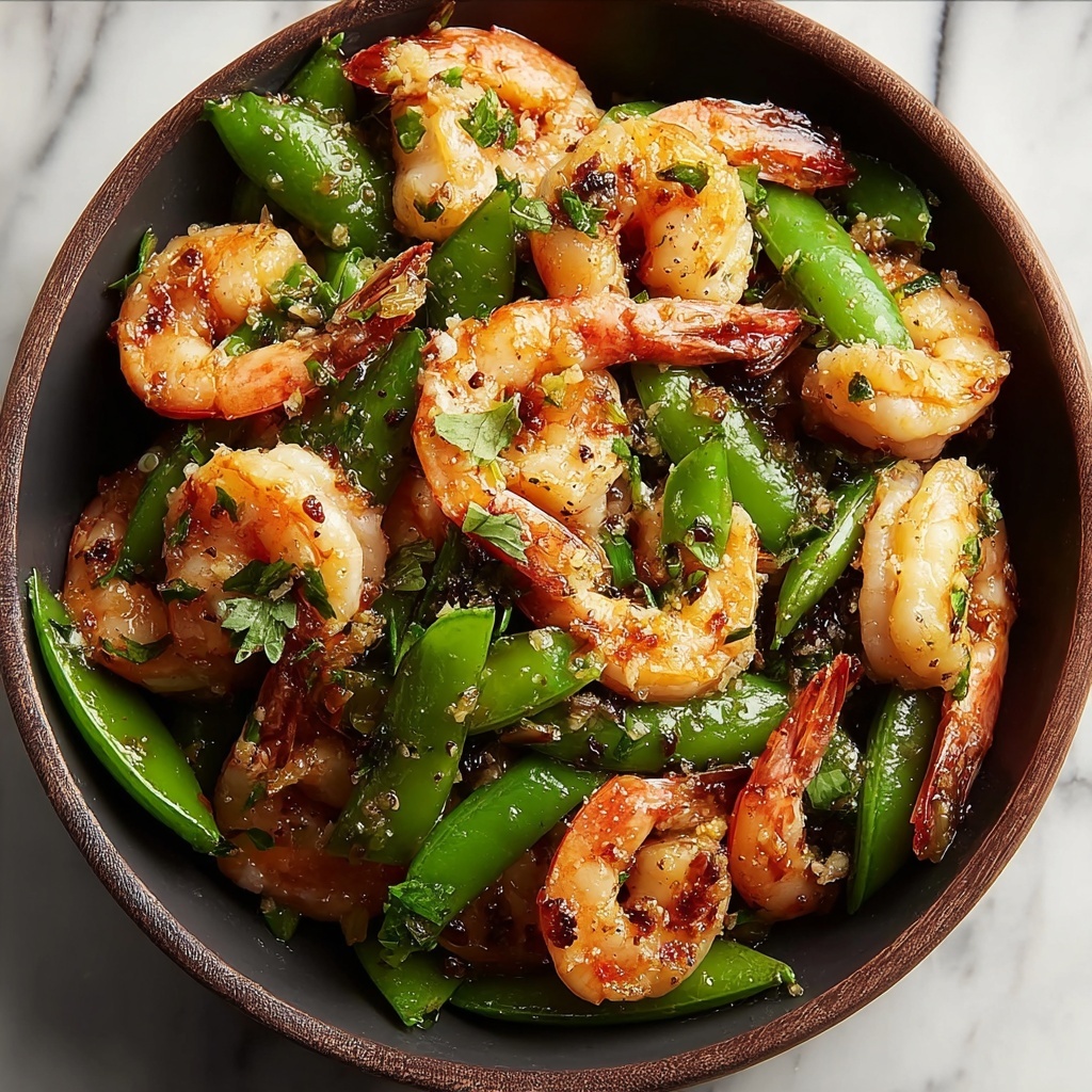 Shrimp and Snow Pea Stir-Fry Recipe - Recipe Image