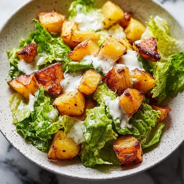 Crispy Potato Caesar Salad Recipe