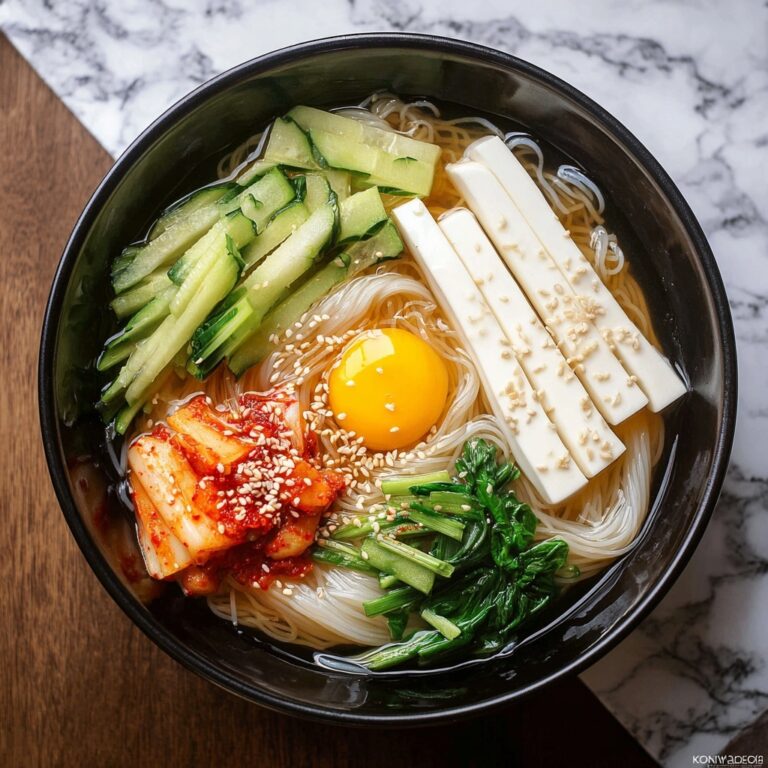 Naengmyeon (Korean Cold Noodles) Recipe