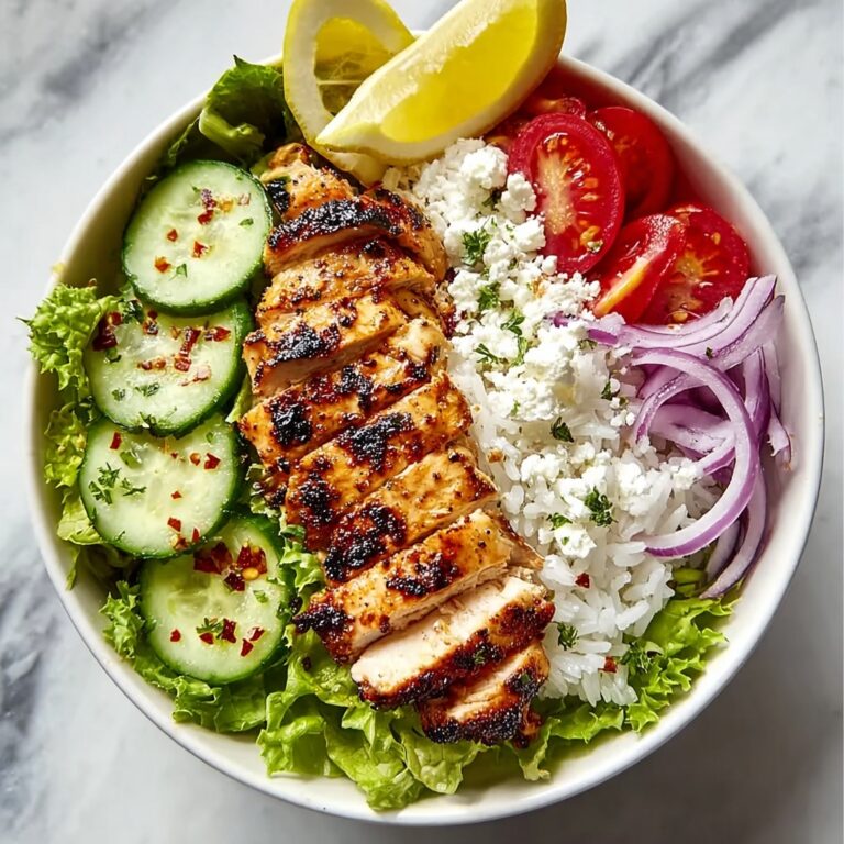 Greek Chicken Bowls with Lemon Dill Yogurt Sauce Recipe