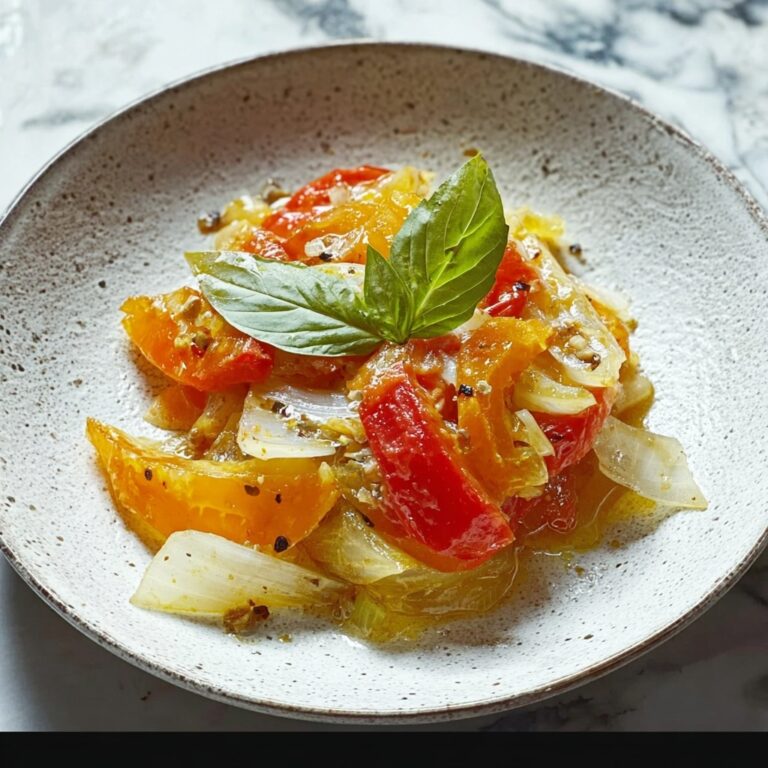 Italian Bell Pepper and Onion Scarpaccia Recipe