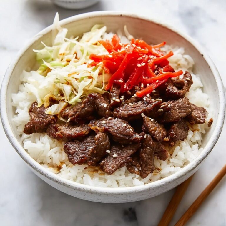 Gyudon Japanese Beef Bowls Recipe
