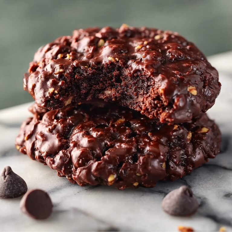 No-Bake Chocolate Peanut Butter Oat Cookies Recipe