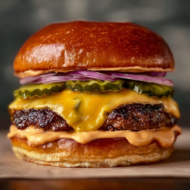 Monster Stack Cheeseburger Recipe