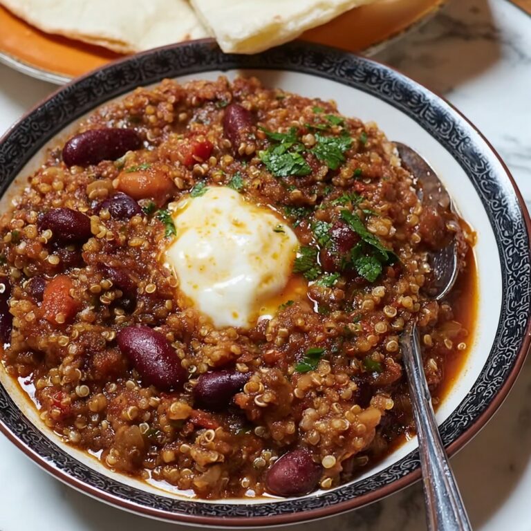 Mujaddara bi Fasolia: Lebanese Kidney Beans and Bulgur Stew Recipe
