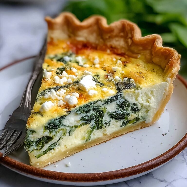 Spinach Feta Quiche Recipe