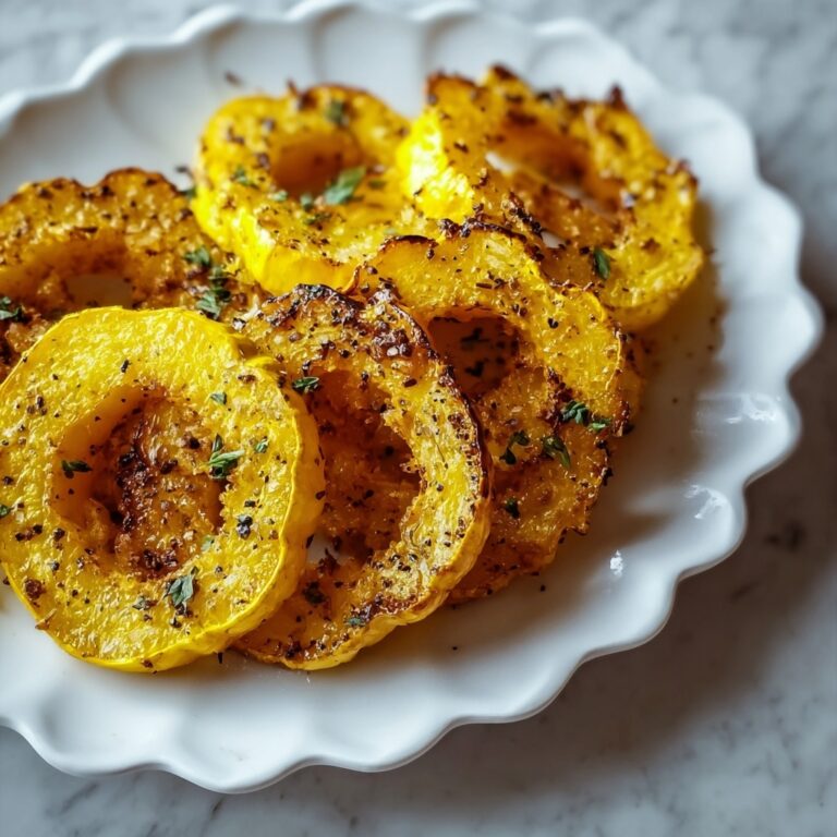 Roasted Delicata Squash with Sage and Parmesan Recipe