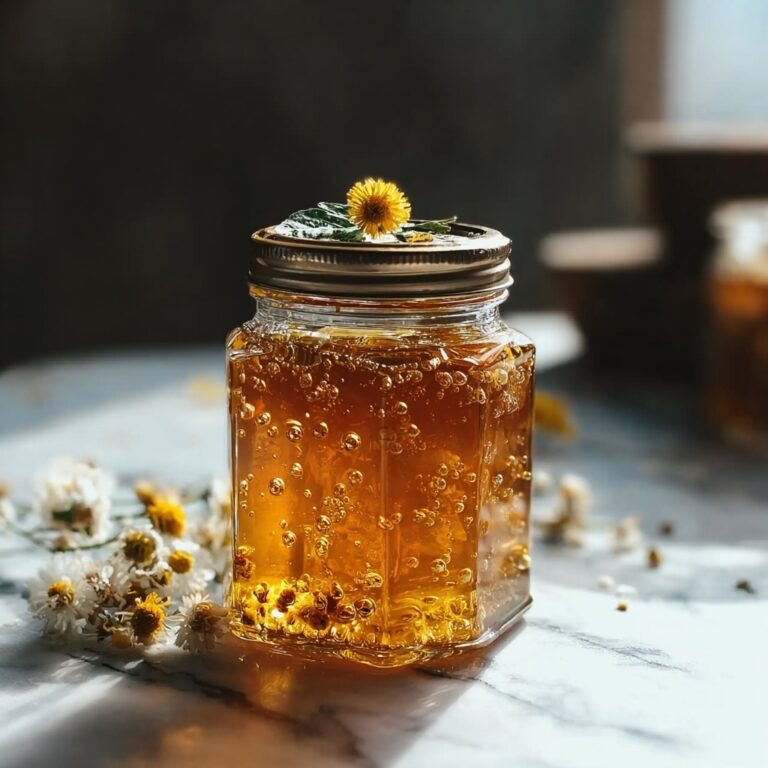 Dandelion Honey Syrup Recipe
