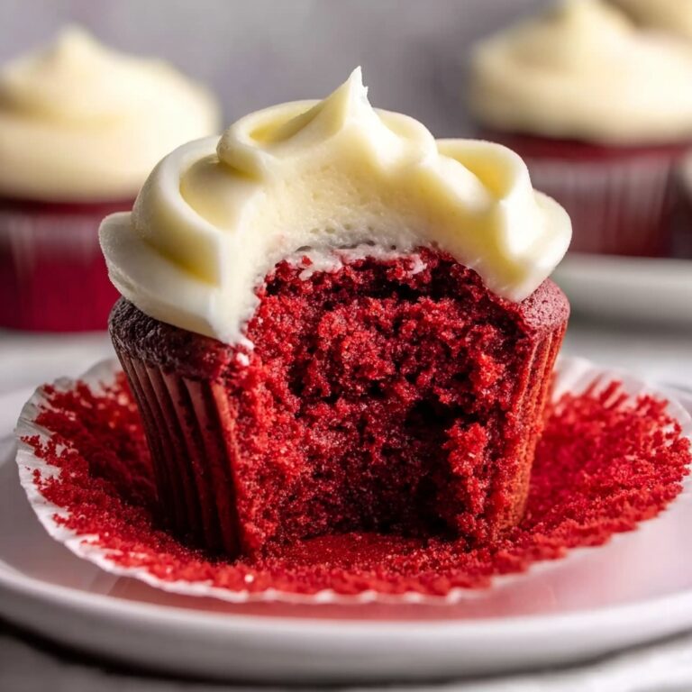 Red Velvet Cupcakes with Cream Cheese Frosting Recipe