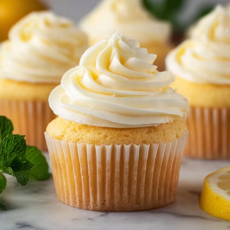 Lemon Cupcakes with Cream Cheese Frosting Recipe