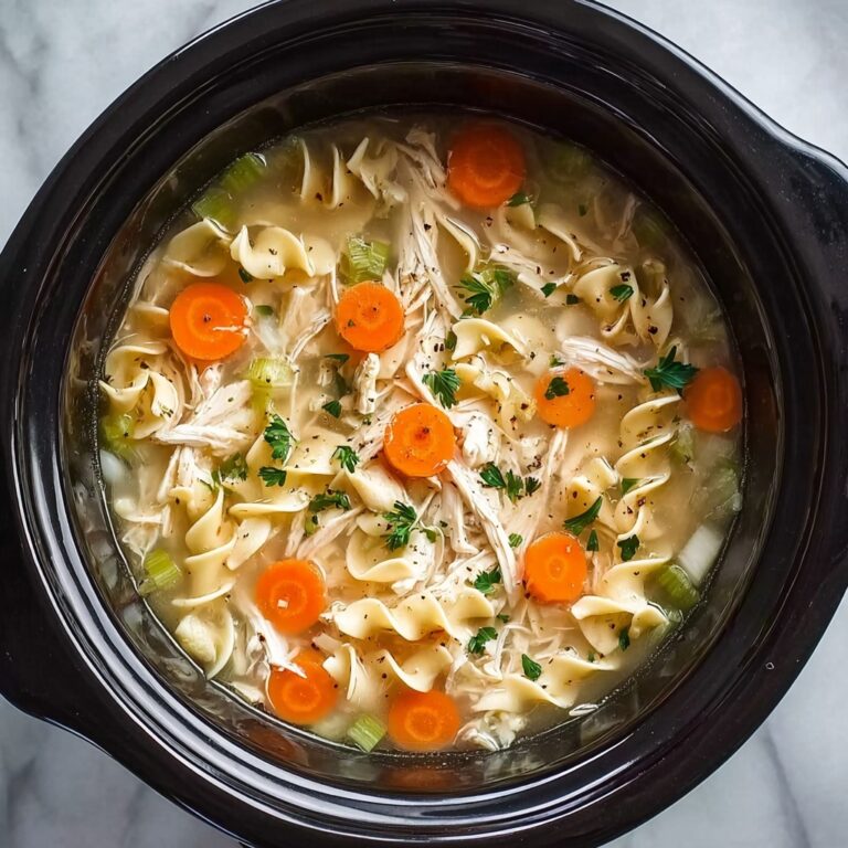 Crockpot Chicken Noodle Soup Recipe