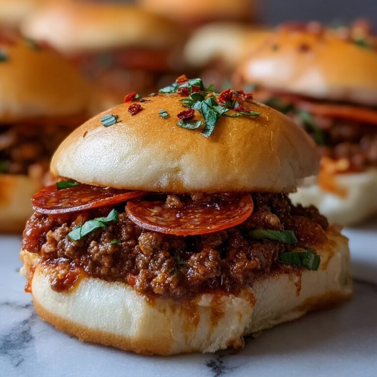 Pepperoni Pizza Sloppy Joes Recipe