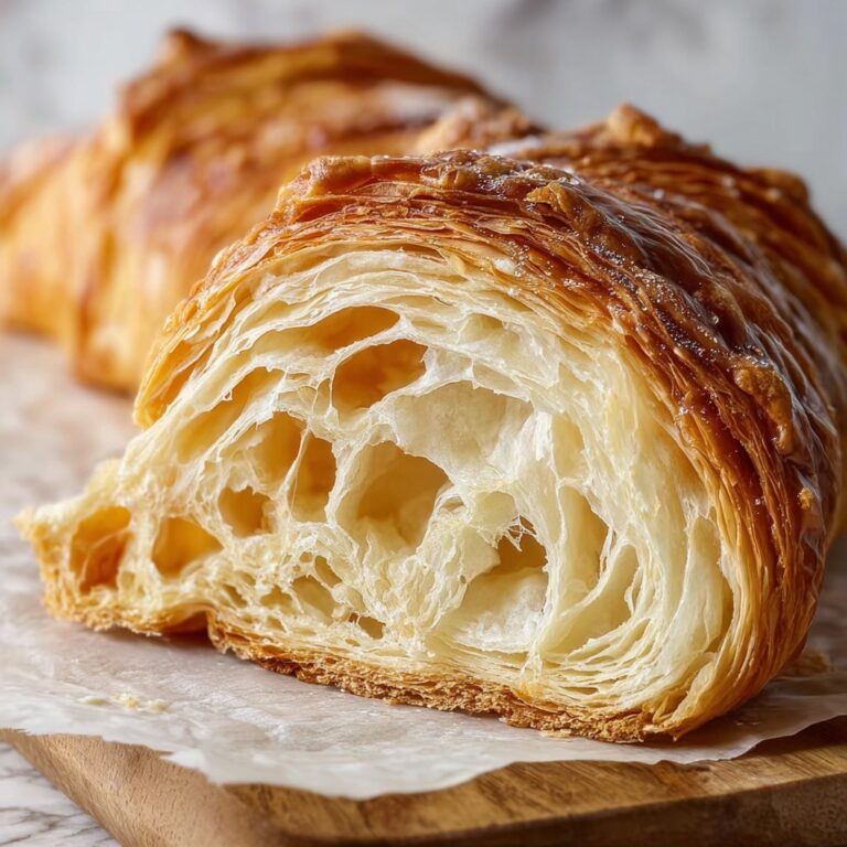 Flaky Sourdough Croissant Bread Recipe