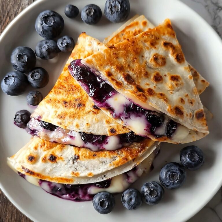 Blueberry Breakfast Quesadilla Delight Recipe