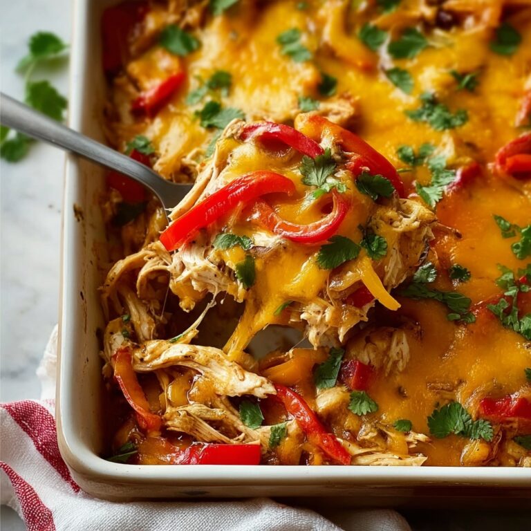 Fajita Chicken Casserole Recipe
