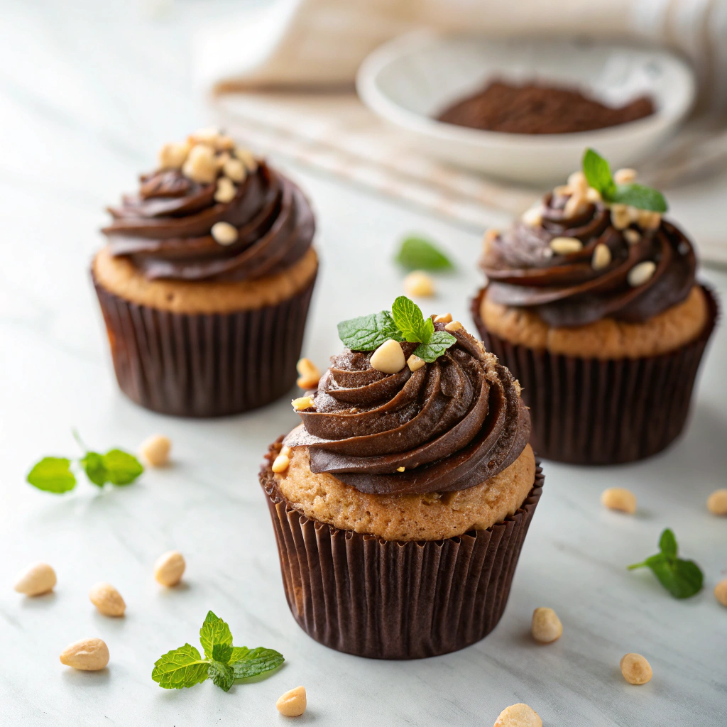 Nutella Hazelnut Cupcakes Recipe - Recipe Image
