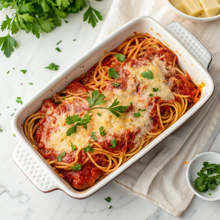 Baked Spaghetti with Cream Cheese Recipe