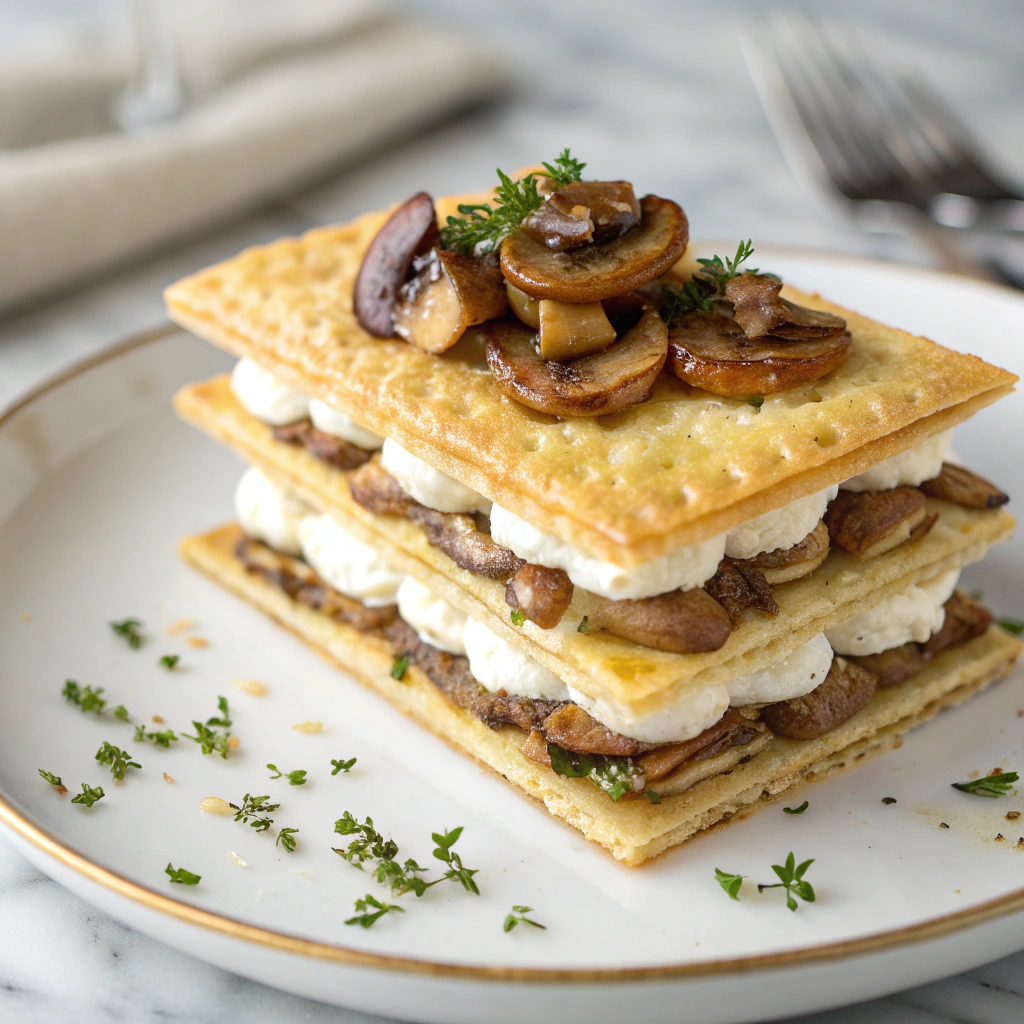 Feta & Mushroom Brunch Squares Recipe - Recipe Image