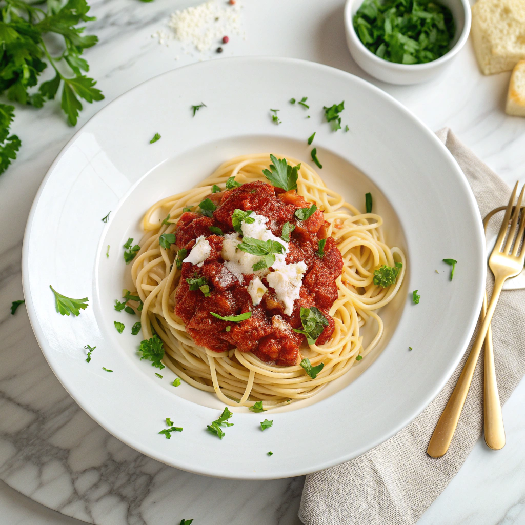 Tuna Pasta with Creamy Fra Diavolo Sauce Recipe - Recipe Image