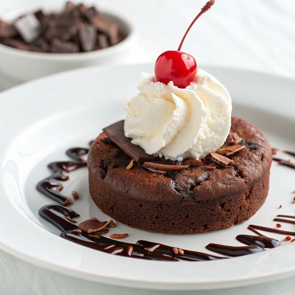 Black Forest Flourless Brownie Cookies Recipe - Recipe Image