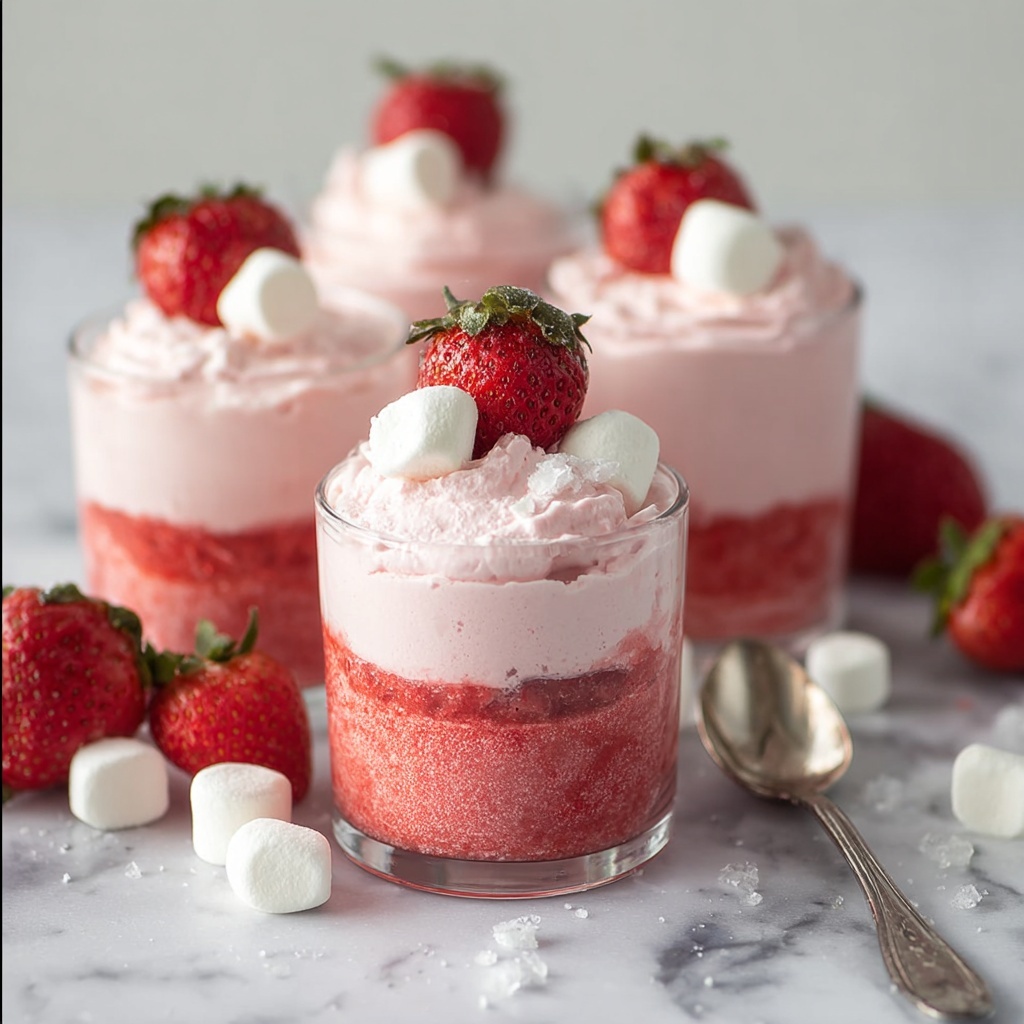 Easy Fresh Strawberry Mousse Recipe - Recipe Image