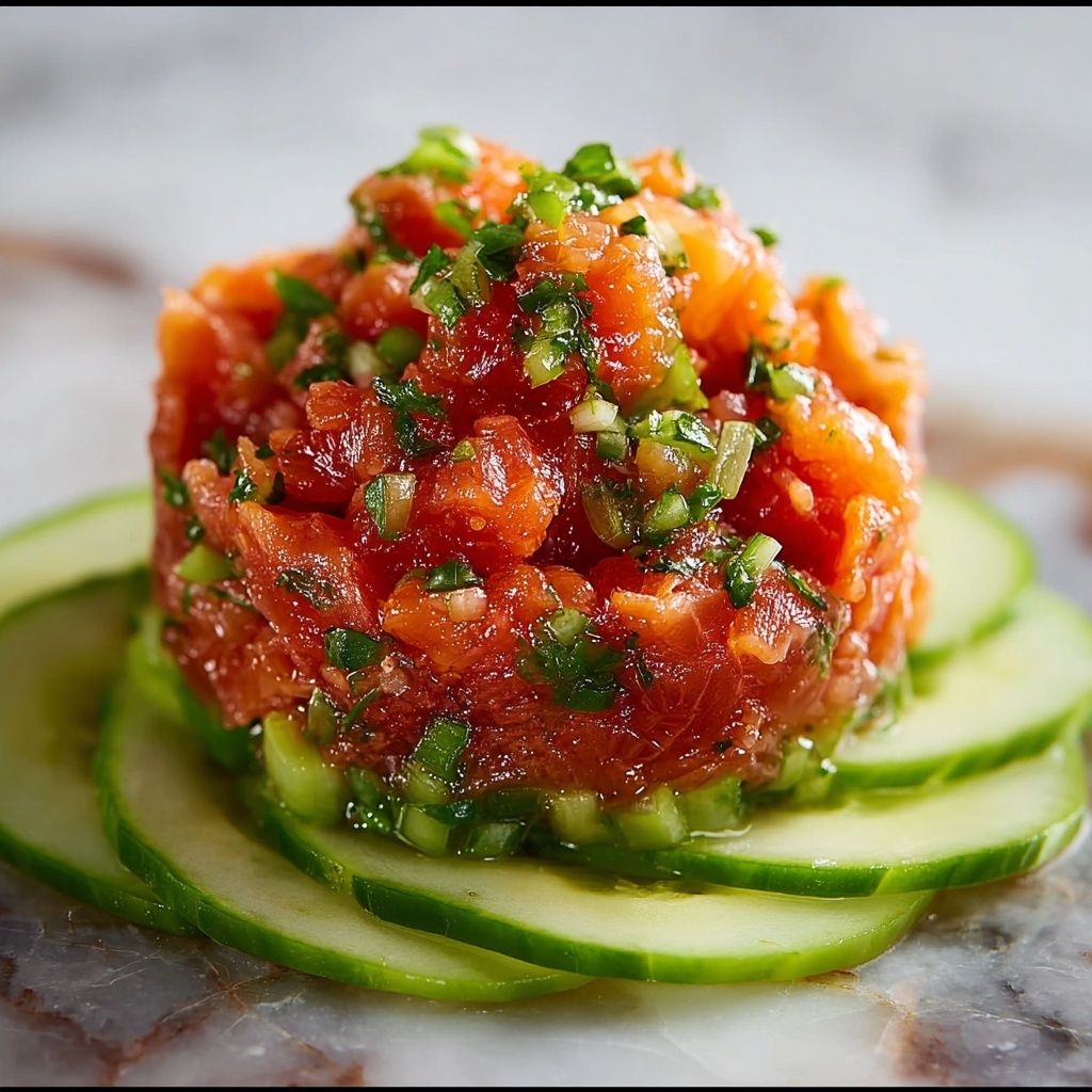 Sweet Chermoula Tuna Tartare Recipe - Recipe Image