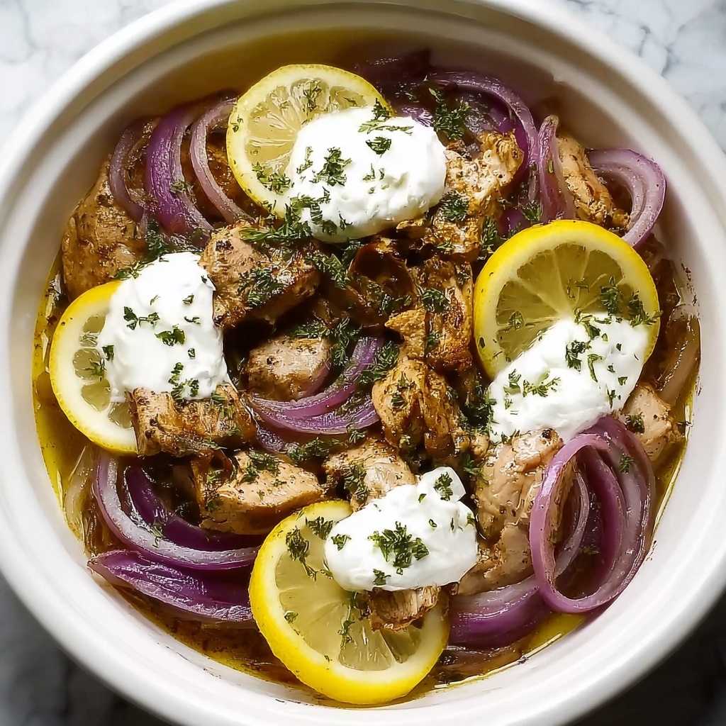 Slow Cooker Chicken Gyros Recipe - Recipe Image
