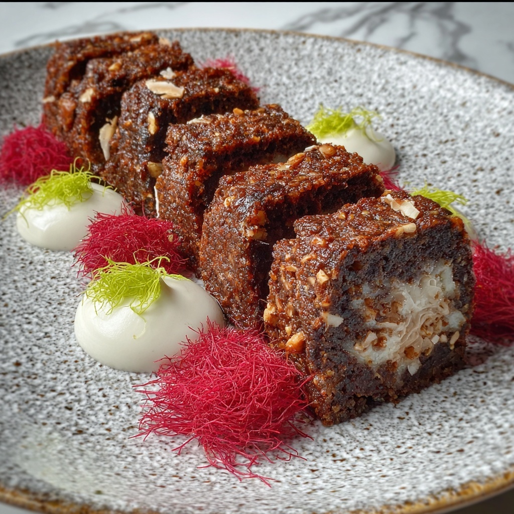 Summer Black Sesame Coconut Chocolate Candy Recipe - Recipe Image